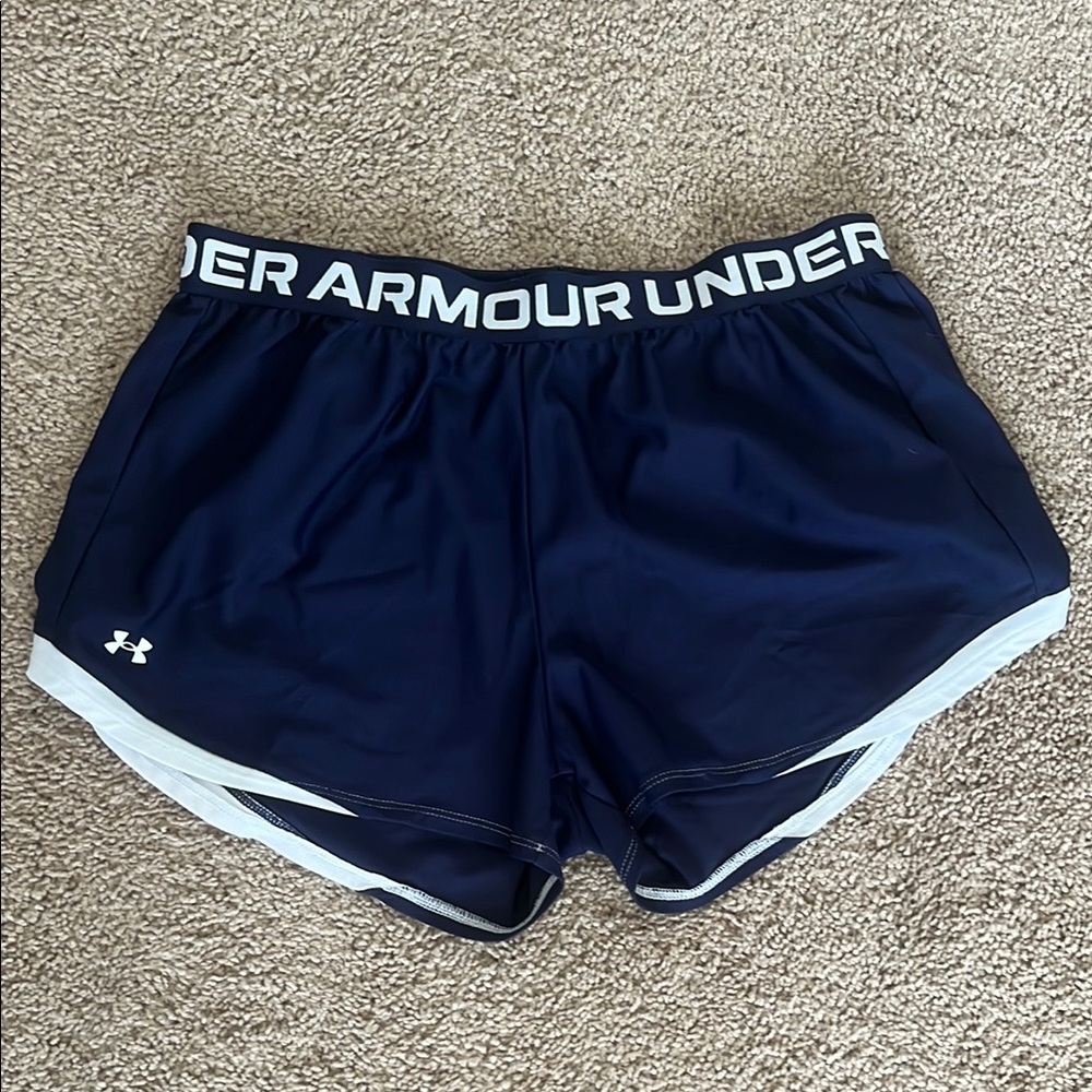 Under Armour Play Up 3.0 Women's Navy Shorts